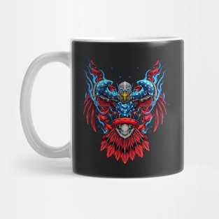 American Flag Eagle Superhero Mug